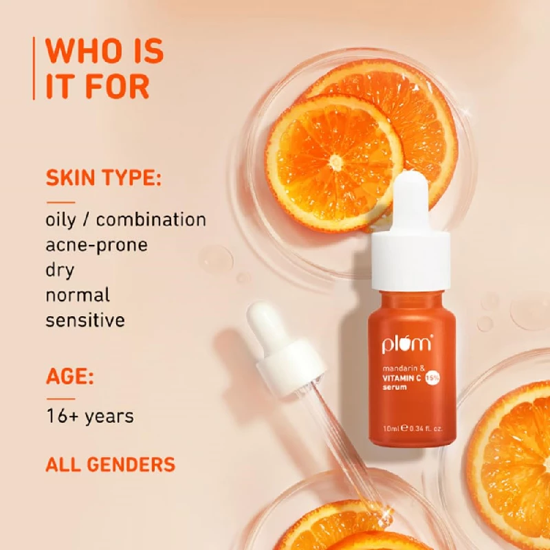 Plum 15percent Vitamin C Face Serum, 10 ml-2.webp